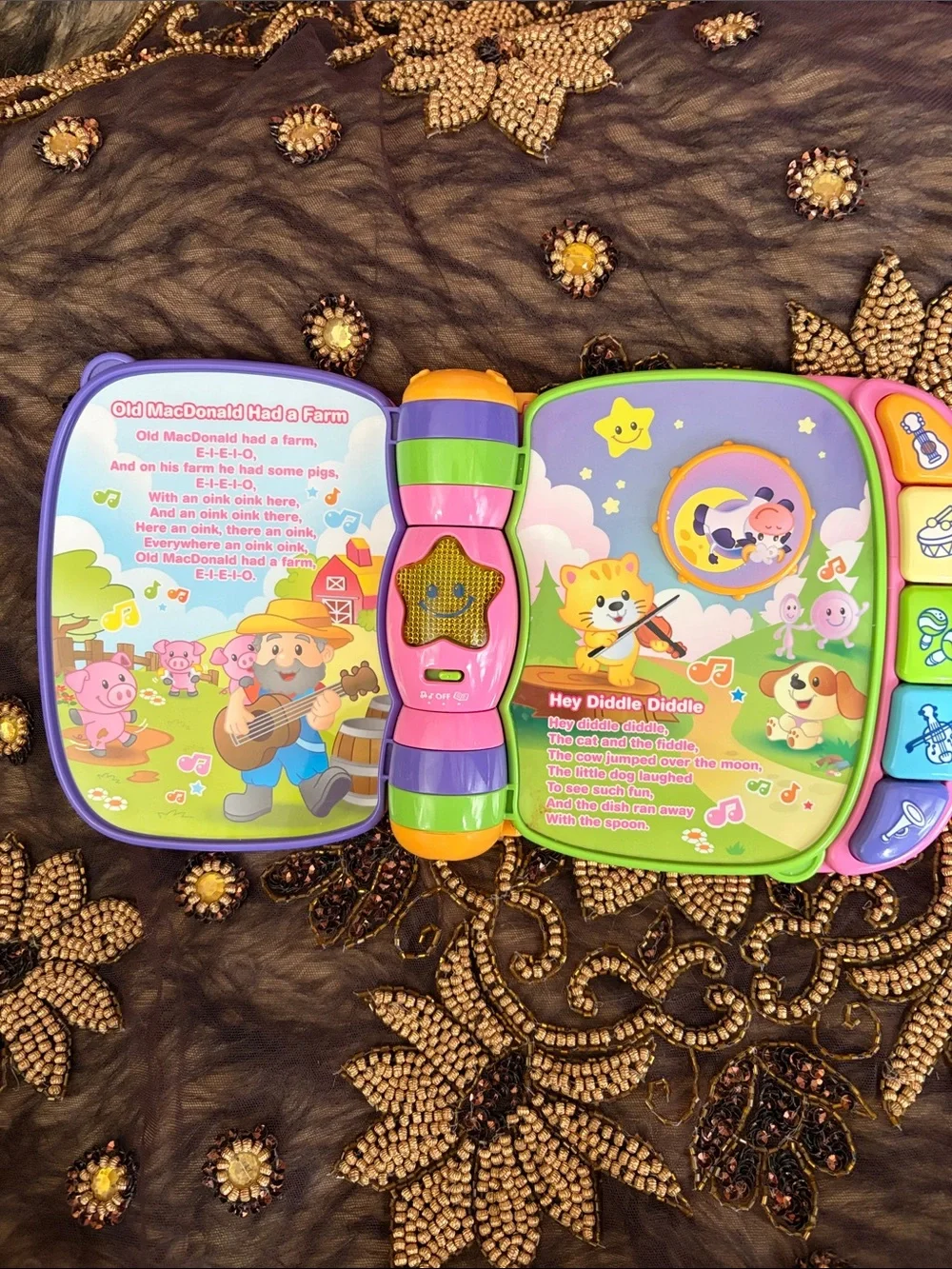 VTech Musical Rhymes Book Educational Toys For 6 month -3 Years Olds Toddler